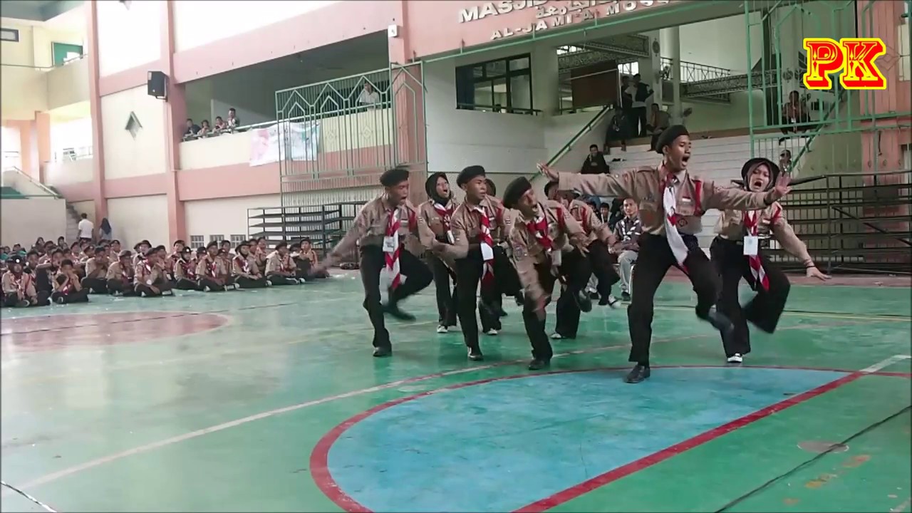 Yel-Yel Keren Pramuka MTS Ummul Qura || Giat Prestasi 2017 UIN Jakarta