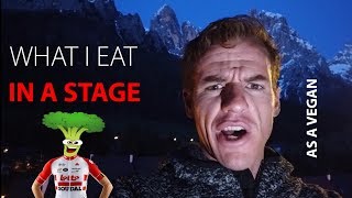 What I eat in a day as a Vegan in a Giro stage.