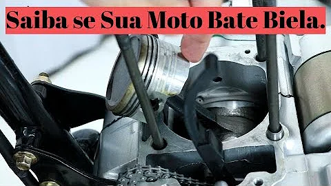O que acontece quando a moto bate biela?
