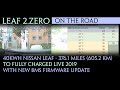 40kWh Nissan Leaf - 376.1 miles (605.2 km) to Fully Charged Live 2019 with new BMS firmware update