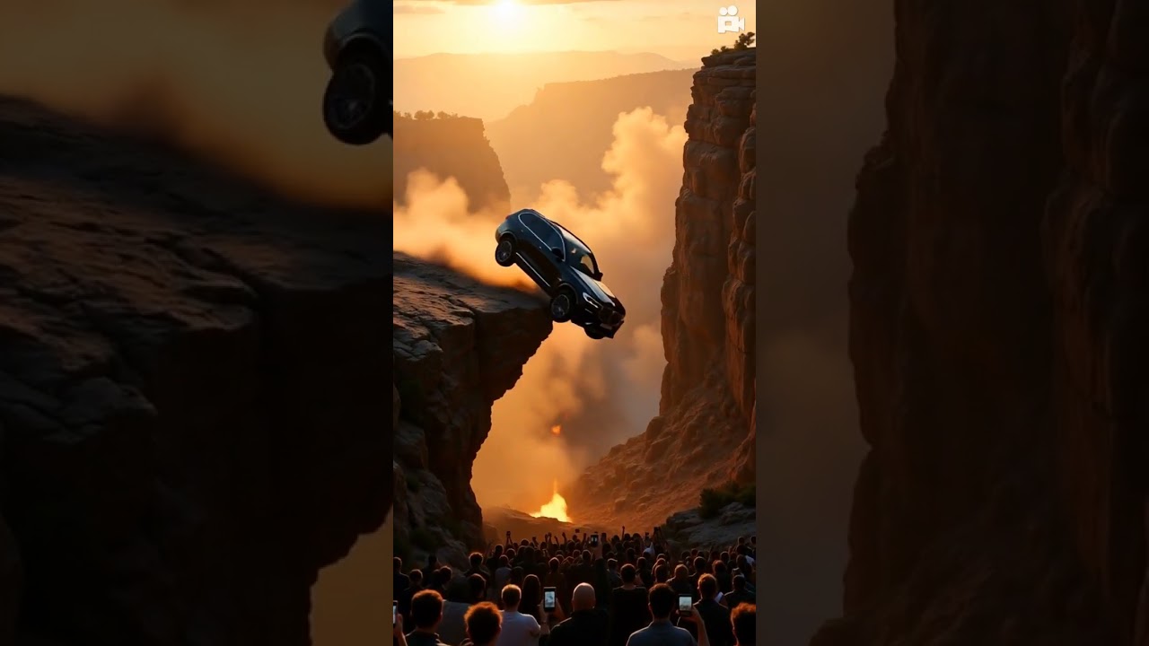 Luxury SUV Falls Off Cliff – Caught on Camera! 😱 