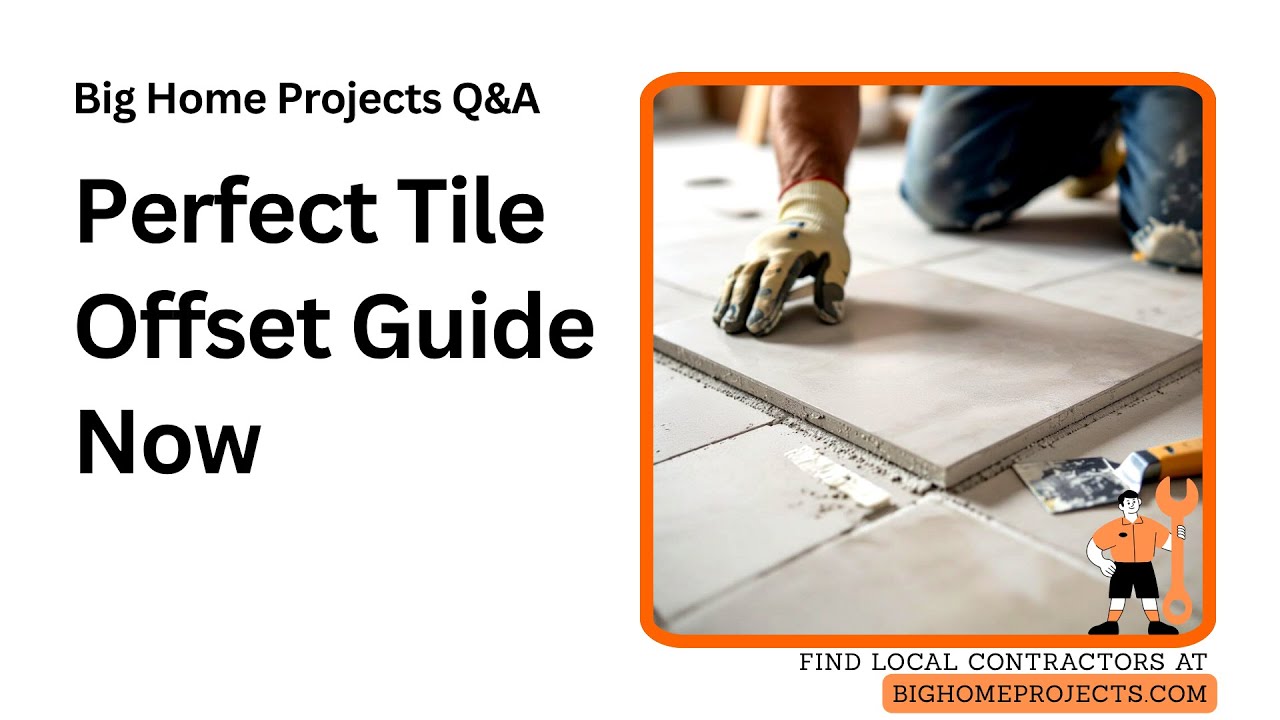 OneThird Offset Tile Layout Secrets for Large Rectangles - YouTube
