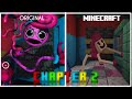 Poppy Playtime Chapter 2 Mommy Long Legs Death and Chase Scene in Minecraft