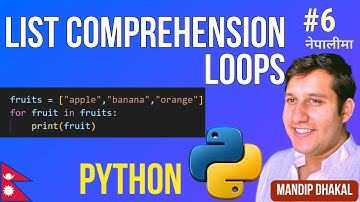 Mastering For Loop & While Loop in Python | List Comprehension Example | Code with Mandip