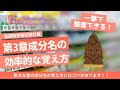 【2025年最新版】第３章の成分名の効率的な覚え方【登録販売者試験】