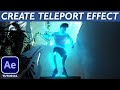 How to create 3d teleport effect  after effects vfx tutorial no plugins