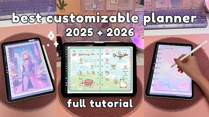 Best Customizable Digital Planner 2025 + 2026 💕 Full Tutorial | iPad & Android