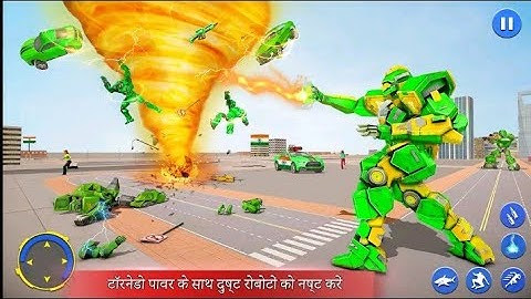 Shark robot car game - tornado robot bike games 3D - android gameplay, Digital Sanjay games