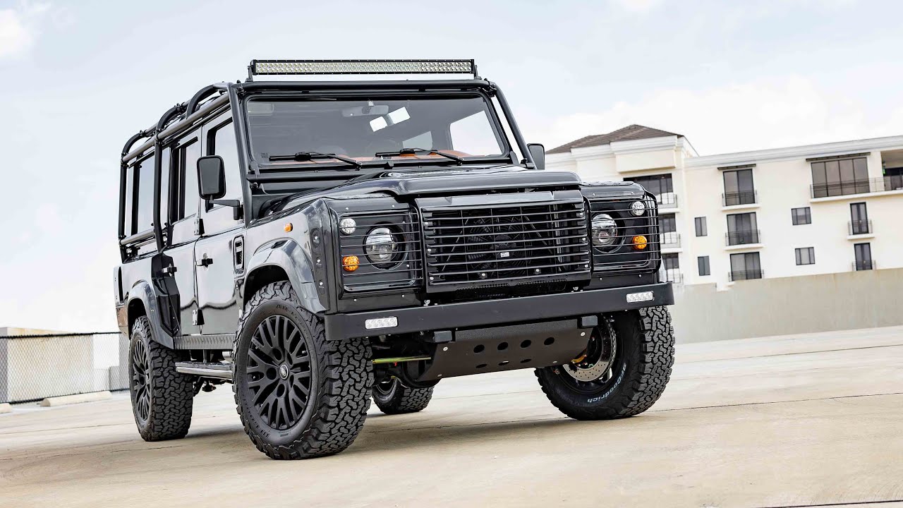 Fully RESTORED Land Rover DEFENDER 110 with LT4 Engine