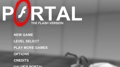 Portal: The Flash Version Walkthrough