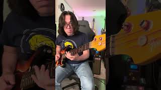 Walking Bassline with a metronome #metronome #fender #bassline #bassguitar #pbass