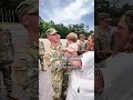 Soldiers reunited with their families after training#usaus #respect #reunion