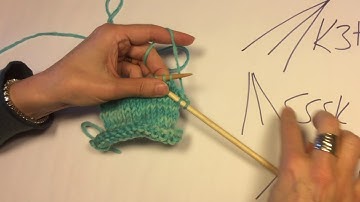 Two Stitch Decreases: SK2PO, S2KPO, SSSK, SSSP