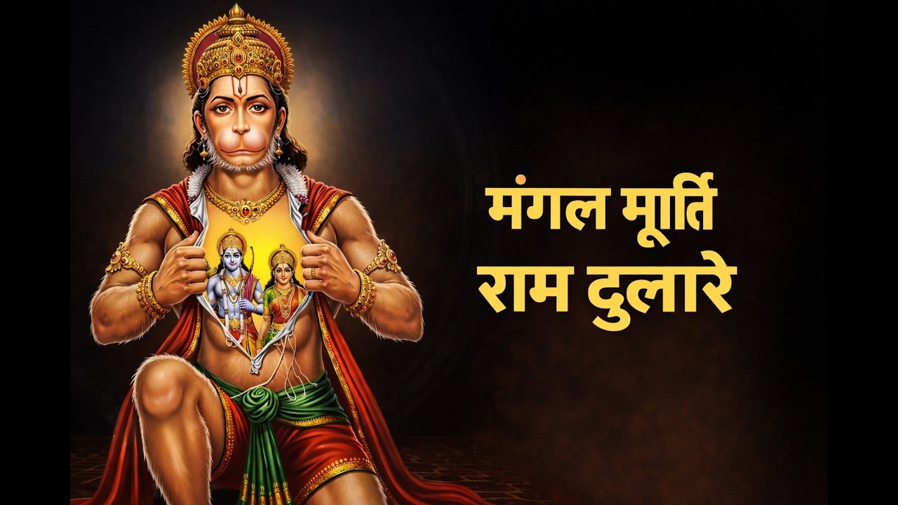 Mangal Moorti Ram Dulare #hanuman #mahaveer #bajrangbali #hanumanchalisa #mangalmoorti