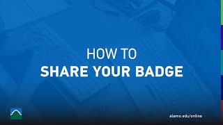How to: Share your Badge