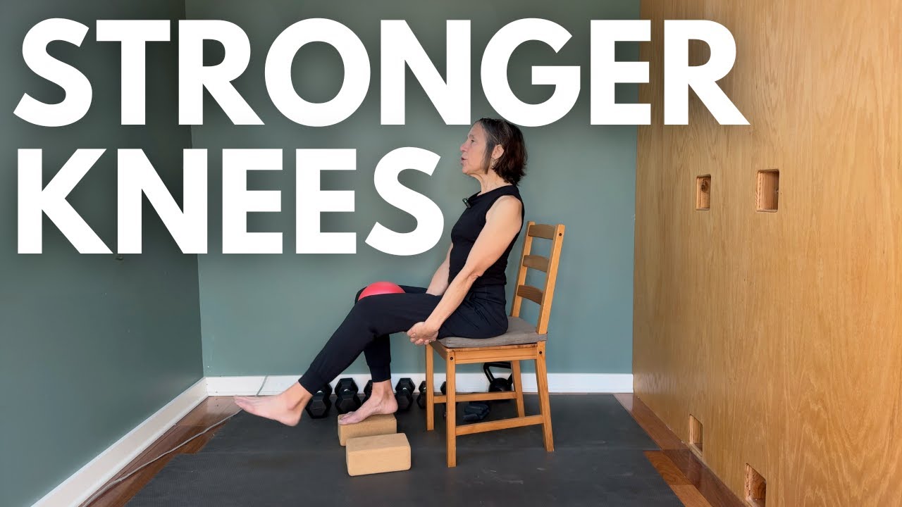 3 упражнения для укрепления коленей для женщин старше 50 лет (в положении сидя)