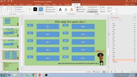 VBA Powerpoint: Hướng dẫn phần thi khởi động Olympya || Tom Cua VBA
