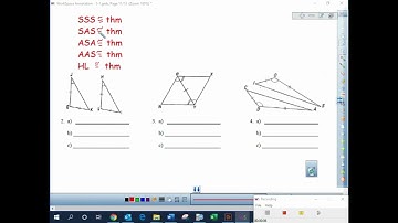 VIDEO 5-1: 5 ways to prove triangles congruent
