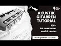 SDP - Ich muß immer an Dich denken - Akustik Gitarre Song Tutorial