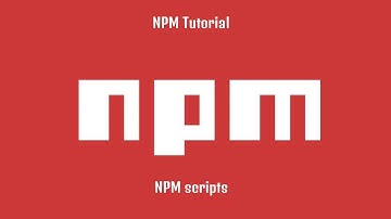 npm custom script : define and run custom scripts in your package.json file