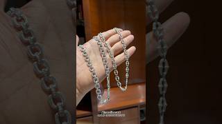 Premium Italian Men’s silver diamond chains | New silver chains for boys #shorts #silver #jewelry