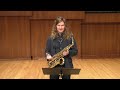 KMEA 2022-23 Sax excerpts performed by Zak Pishnotte