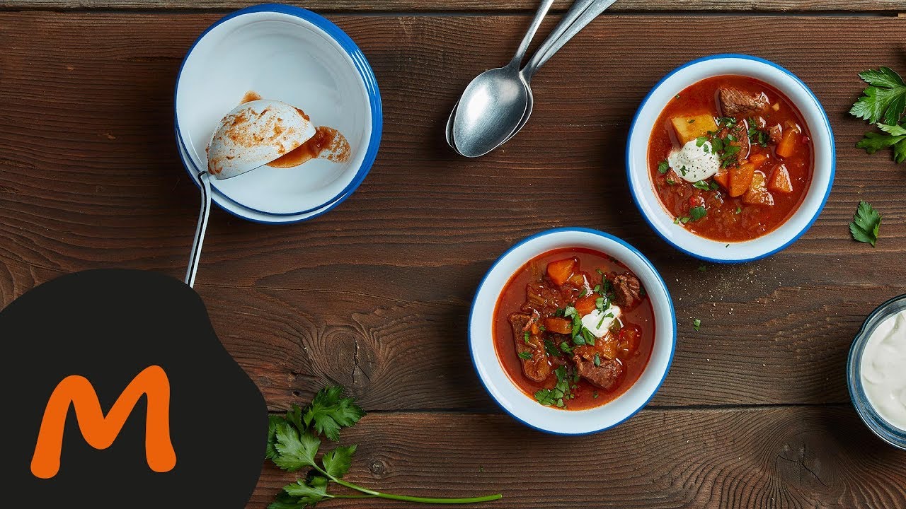 Gulasch Di Manzo Con Patate Ricetta Migusto Youtube