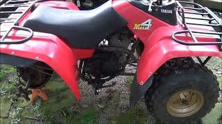 Replacing Rear Brakes On 1987 Yamaha Moto 4 Yfm225 And 1986 19 19 Models Youtube