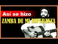 La Historia de ZAMBA DE MI ESPERANZA. Luis Profili, un albañil muy inspirado.