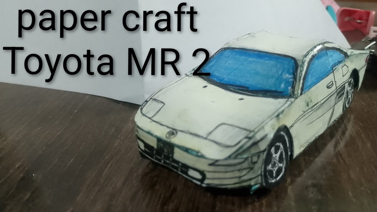 Paper craft Toyota MR 2