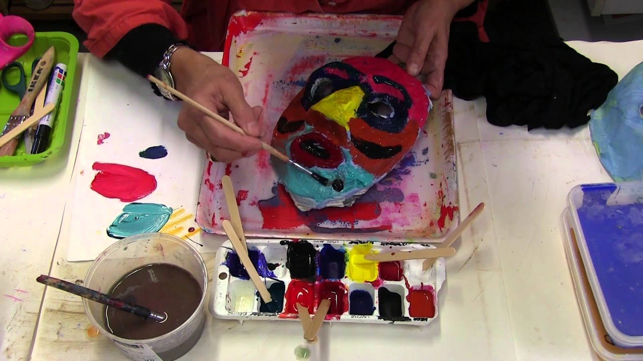 Papier-mâché Masks Part 2