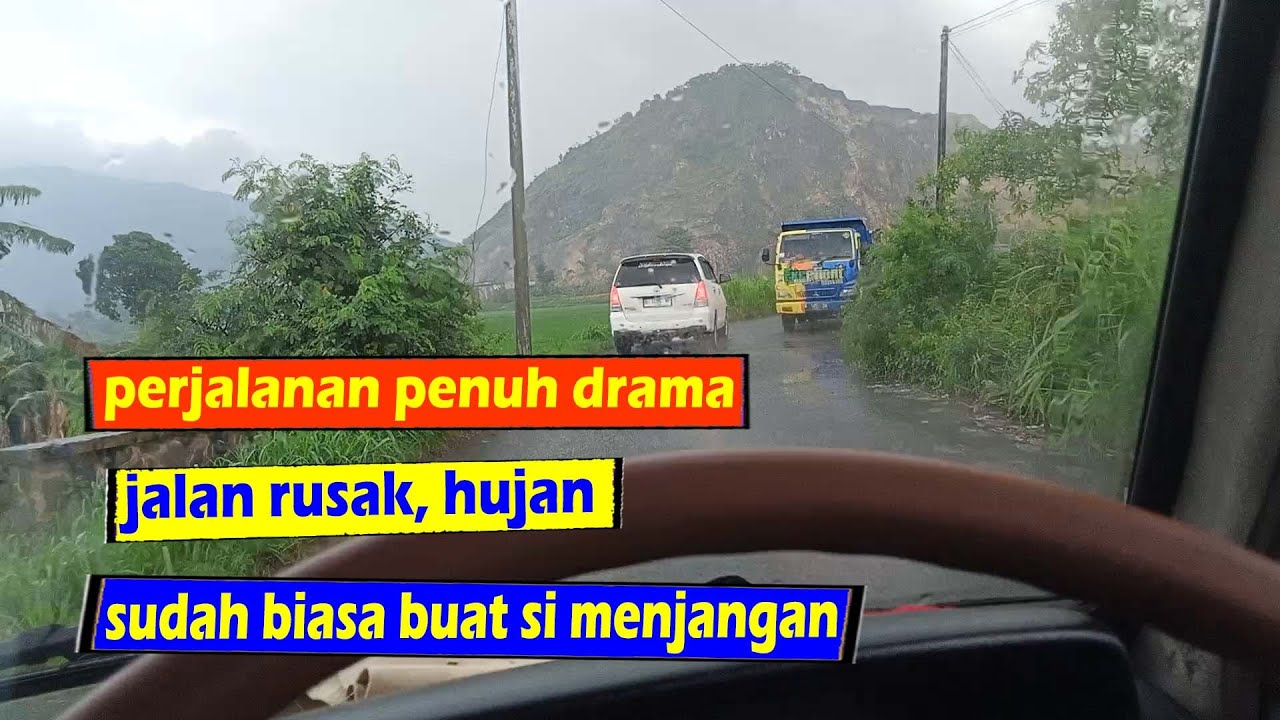perjalanan ke gua manik via tayu pati || jalan rusak