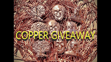 Melting Copper for Giveaway - Skull, Buddha, Tree of Love -TheGrowingStack
