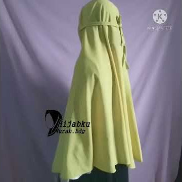 HMB Bergo Maryam Jumbo Diamond Crepe Kerudung JIlbab Instan Syari Khimar Hijab