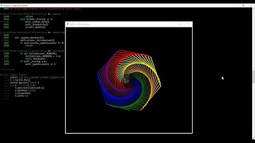 Turtle Python for Rainbow Spiral in Just  9 lines
