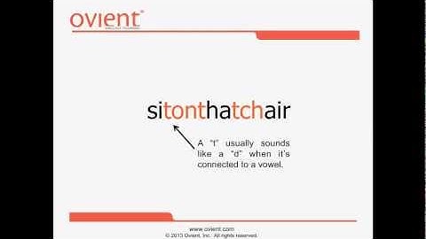 The Accent Diet Lesson 3: Connecting (Accent Modification / Accent Reduction)