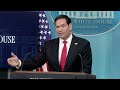 LIVE: White House Press Briefing with Sec. Rubio | CBN News