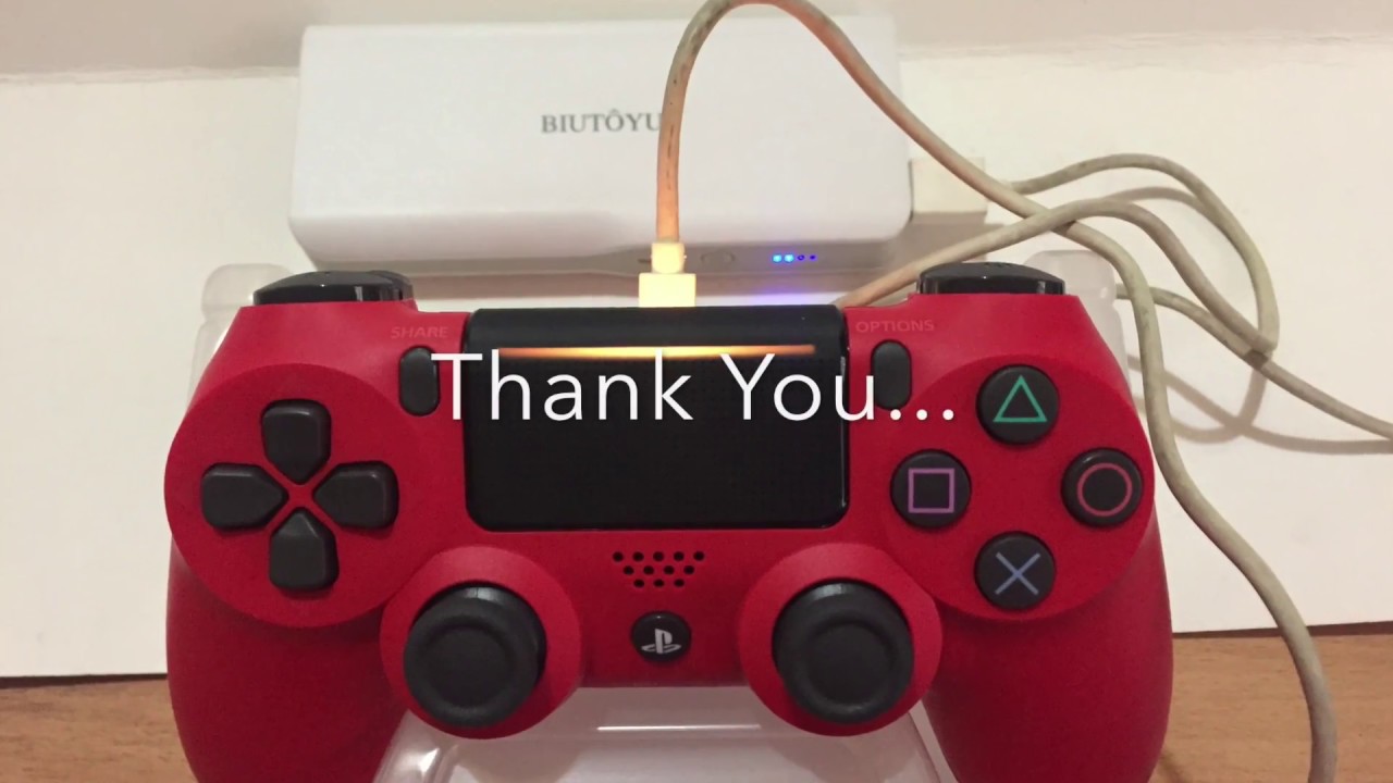 How to Charge PS4 controller using Power Bank - YouTube