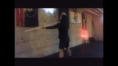 Shoulder internal / external rotations using a PVC pipe