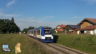 Reichersbeuern Mit Den Alten Bayrische Oberlandbahn Integralen Den Neuen Brb Netz Oberland Lints