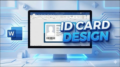 Microsoft Word এ আইডি কার্ড ডিজাইন | One-Click Student ID Card | Easy Bangla Tutorial
