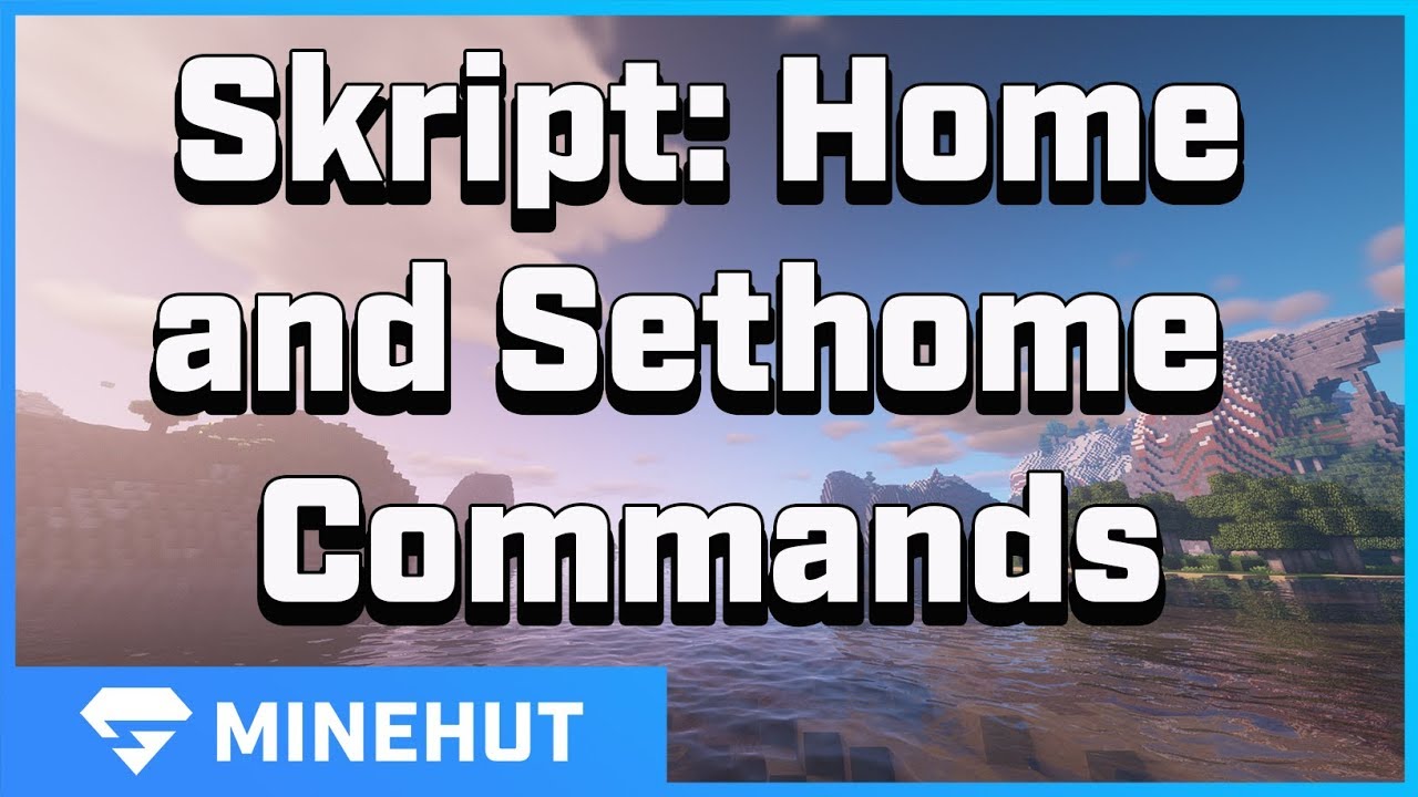 moderat Udvidelse Forsendelse How to Create Home and Sethome Commands With Skript | Minehut 101 - YouTube