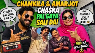 Chamkila and Amarjot - Chaska Pai Gaya Sali Da - LIVE - pakistani reaction - new couple reaction