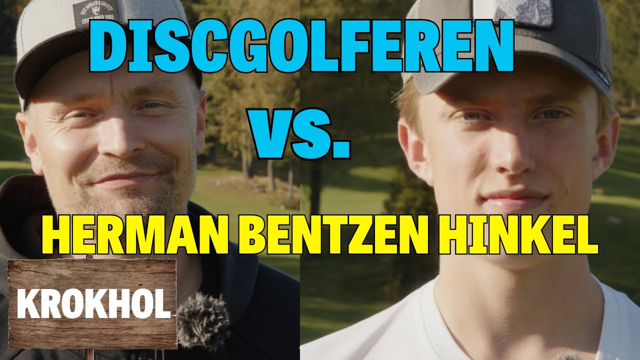 Discgolf på Krokhol med Herman Bentzen Hinkel og Discgolferen