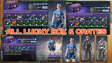 Season 6 all Luckybox and Crates cod mobile 2023 | Season 6 New Urban Tracker Character Skin leaks