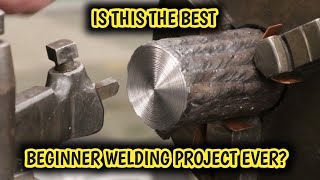 The BEST beginner welding project ever! The Welded Stump!