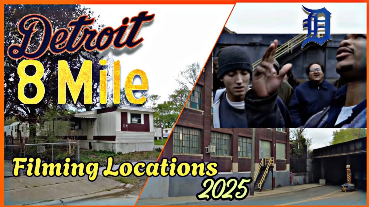 ⁣8 Mile Movie Filming Locations. | Exploring what it looks like today 2025, The Real Detroit.