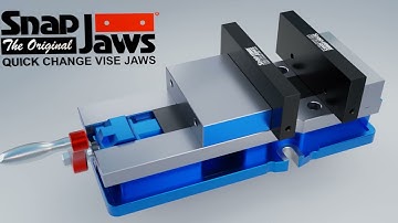 New! Snap Jaws Quick Change Machinable Steel and Aluminum Jaws