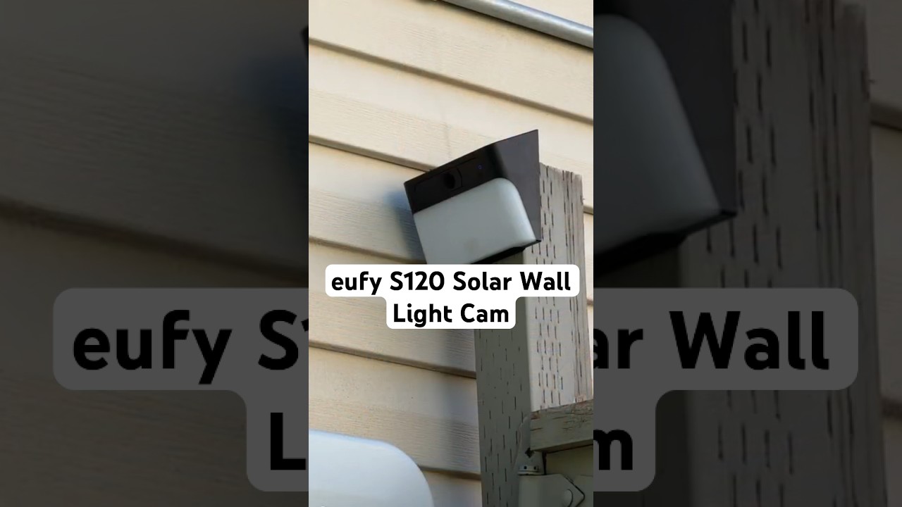 Eufy S120 Solar wall Lifht Cam