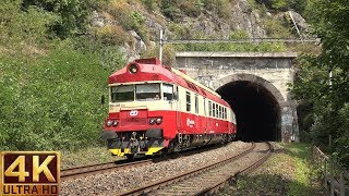 Vlaky - Blansko tunely [16.7.2018] 4K